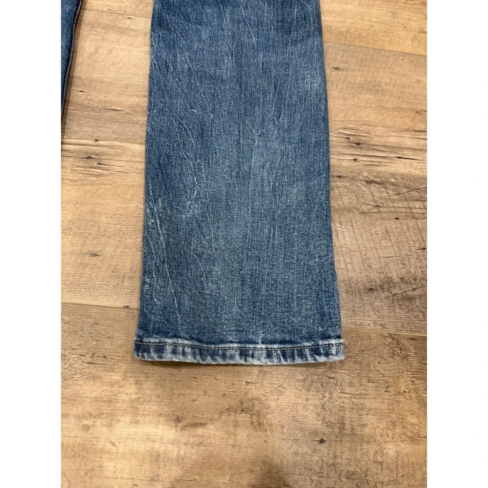 Wrangler‎ 20X Mens 44MWXSH Relaxed Straight Leg Jeans Blue Medium Wash 38x32